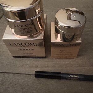 Lancome Absolue Creme Fondante Soft Cream, Absolue Eye Cream, & Drama Liner